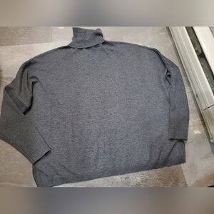 Grace & Mila Paris Turtleneck Sweater. Wool Blend. Grey. Women S / M.